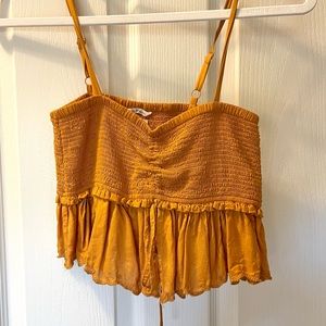 Burnt orange crop top!